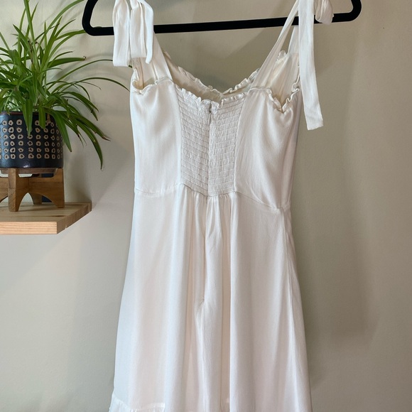 Reformation Christine White Dress Size 4 - Picture 2 of 5